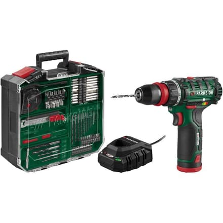PARKSIDE Accu-boorschroefmachine set 12 V 28 Nm, met accu en lader