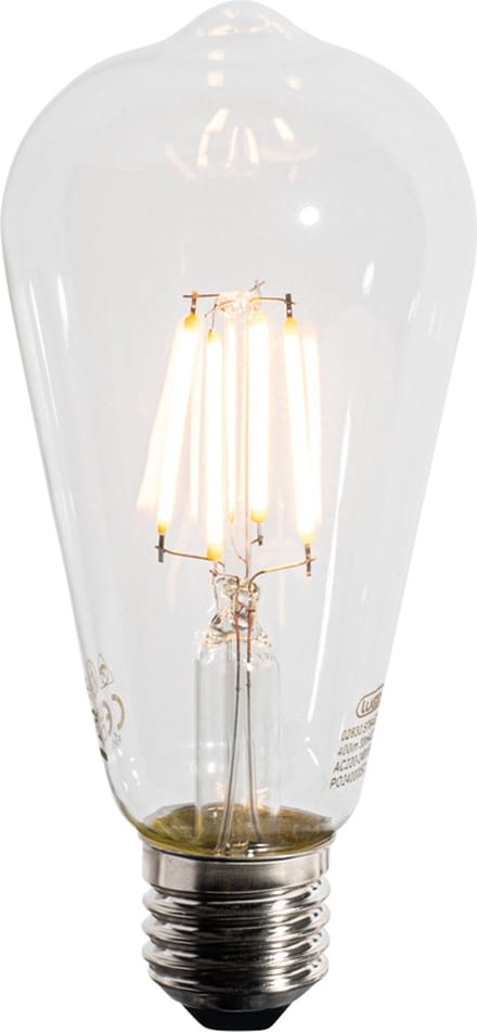 LUEDD E27 LED lamp A60 lux sensor 4W 400 lm 2200K
