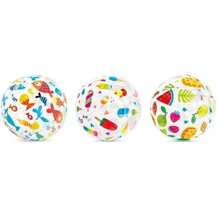 Opblaasbaar gedrukt kind ballon Intex (x3)