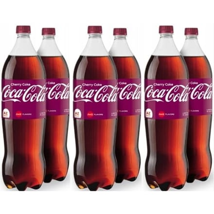 Coca-Cola Cherry Soda - 6 x 1.5 L
