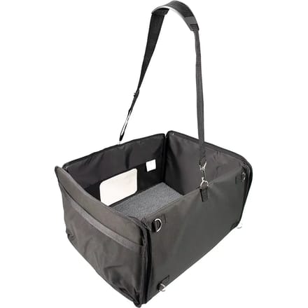 Duvoplus - Reisbench - Hond - 2-in-1 Automand 45x39x30cm Zwart - 1st