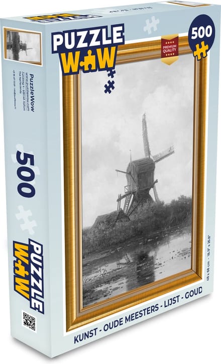 Puzzel Kunst - Oude meesters - Lijst - Goud - Legpuzzel - Puzzel 500 stukjes