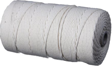 Katoenkoord - Ecru - Touw - spoel 500gr - dikte 2,4mm - lengte 200 mtr (Nr.40)