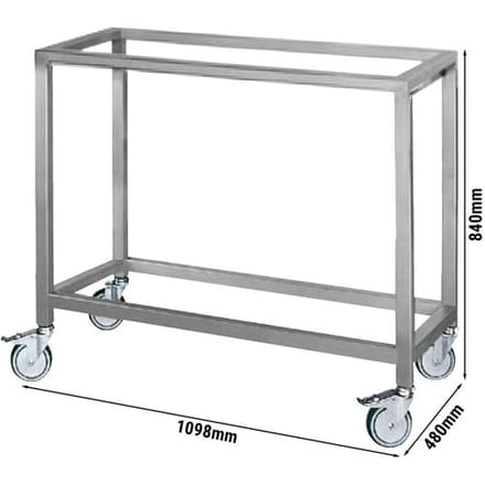 GGM Gastro Untergestell - offen - 4 E - für die GM, HGEM & EM Serie Zilver