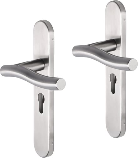 Impresso Chester RVS geborsteld op Ovaal schild PC55
