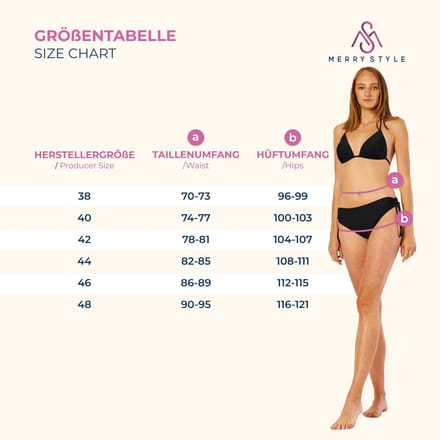 Merry Style Dames Zwembroek - Bikinibroekje - Elastische tailleband - Polyamide & Elastaan – Bruin (8157) – 44 - MS-VR-Brief-2