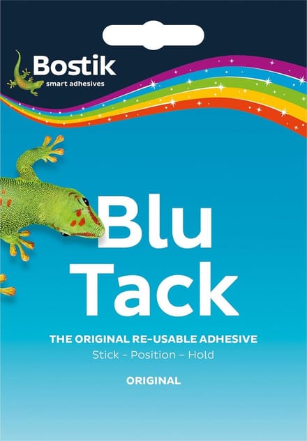 2x Kneedbare Plamuurlijm Herbruikbaar Blauw 60g Set