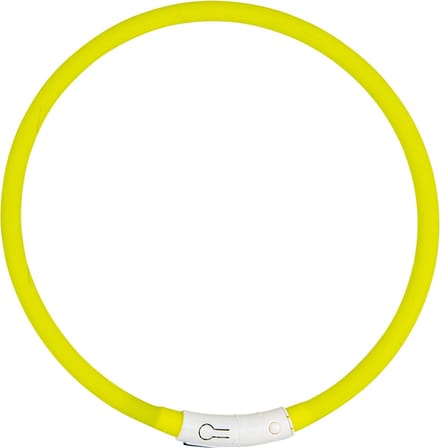 Animal Boulevard Ab45202 - Hals- En Leibanden - Hond - Ab Led Halsband Geel-65cm