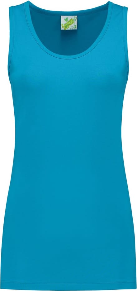 Lemon & Soda tanktop voor dames in de kleur Turquoise in de maat L