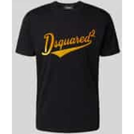 T-shirt met labelprint