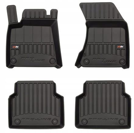 FROGUM 3D Gummimatten Set – Passend für Audi A8 D4 (2009-2017) – Hohe 6 cm Kanten – TPE-Material – Geruchlos & Schwarz