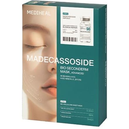 [MEDIHEAL] MADECASSOSIDE Bio Seconderm Mask 10EA beige