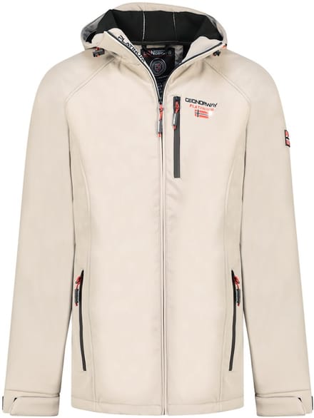 Geographical Norway Softshell Jas Met Capuchon Heren Takito - XL