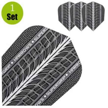 Harrows Supergrip Silver - Dart Flights