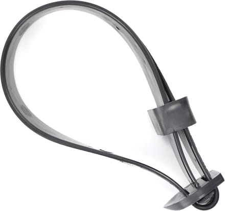 600 mm Boomband met gesp - 2 stuks - Wit