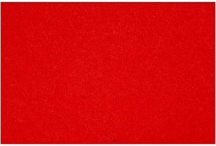 Hobbyvilt, vel 42x60 cm, dikte 3 mm, rood, 1 vel | Hobby vilt