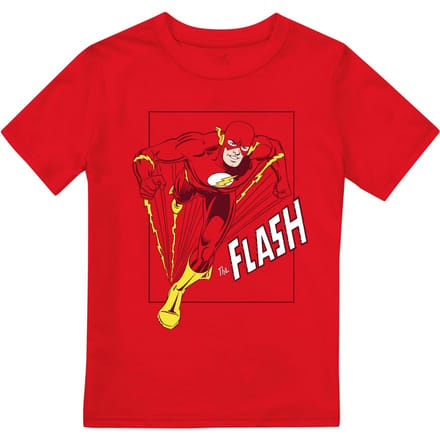The Flash Jongens Race Time T-Shirt (Rood)