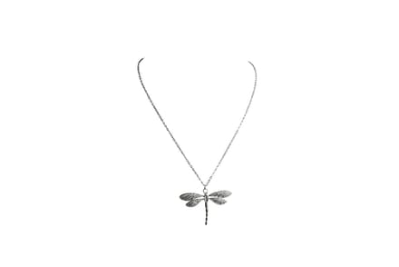 FlowJewels - ketting - libelle - dragonfly - stainless steel
