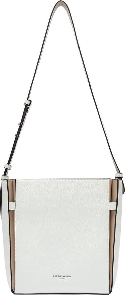 LIEBESKIND BERLIN Leren Schoudertas Hilla Small Pebble Hobo Bag Arctic Crème