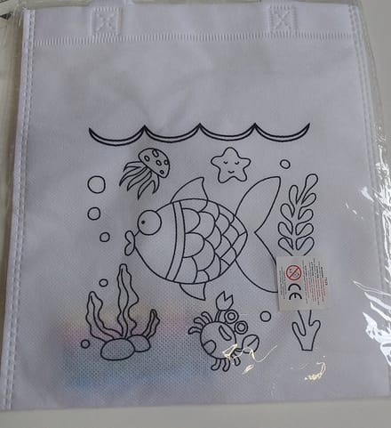 Inkleurbare tasjes - Knutsel & Creatief speelgoed voor Kinderfeestje - 3 stuks