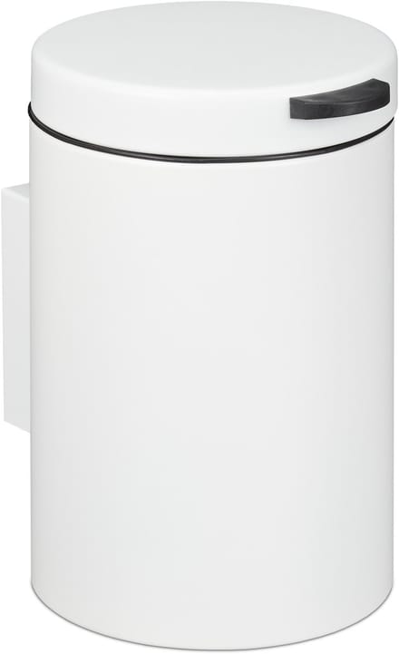 Afvalbakje 3 l - hangend - softclose - binnenemmer - badkamer - wit
