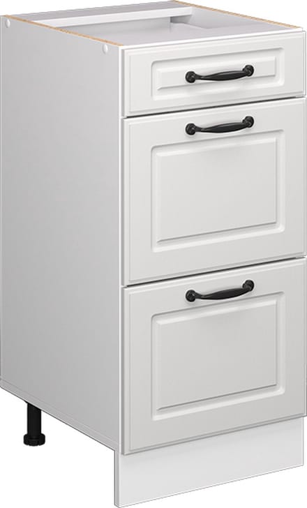 Vicco R-Line Keukenonderkast – 40 cm WB Marmer Wit Landhuis