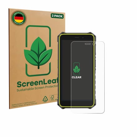 2 Stuks Screenprotector voor Ulefone RugKing 2 Pro - Hoogwaardige Beschermfolie transparant