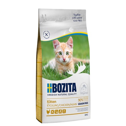 BOZITA Kitten Grain Free Chicken - droog kittenvoer - 10kg