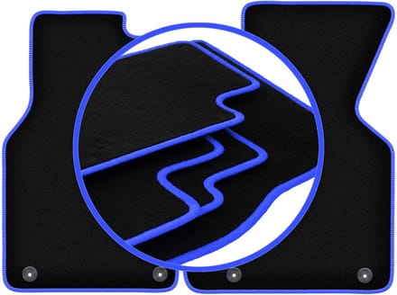 CARLUX-BLUE automatten voor: Volkswagen Transporter T4 Multivan bestelwagen (1993-2001)