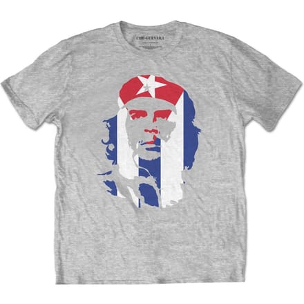 Che Guevara Unisex volwassen sterren & strepen T-shirt S grijs