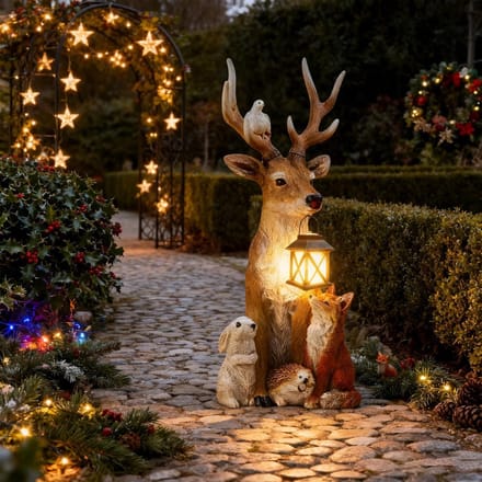 NBAP® Rendier Kerstverlichting Buiten - Kerstverlichting - Kerstfiguren Buiten - Bruin