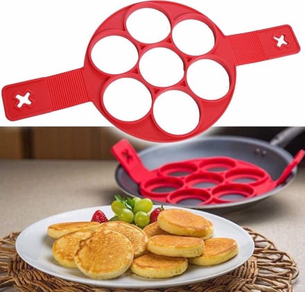 Siliconen Poffertjesvorm - Poffertjesmakers voor 7 poffertjes.