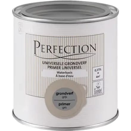 Perfection Universele Grondverf Waterbasis Grijs 375ml