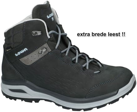 Lowa -Dames - grijs donker - wandelschoenen - maat 37