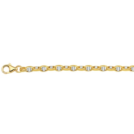 Armband Jasseron Ovaal Met Balkje 3,5 Mm