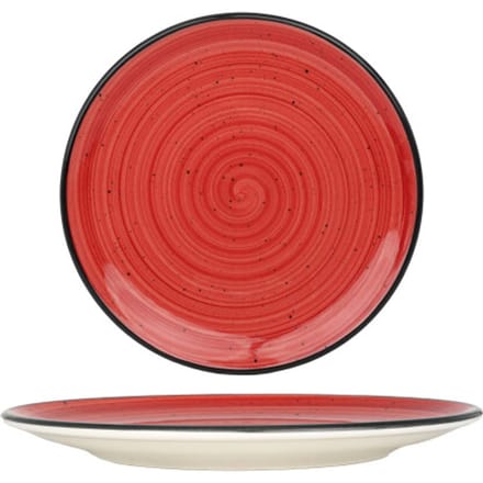 Bonna Dinerbord - Aura Passion - Porselein - 25 cm - set van 6