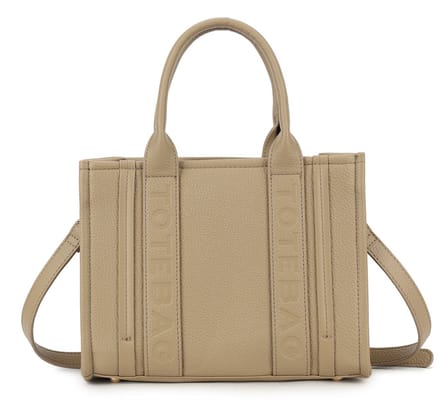 Giuliano kunstlederen handtas ''Tote bag'' Eleni - Dames - Klein - Taupe