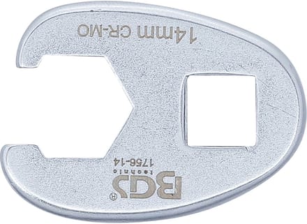 BGS Vierkant sleutelaandrijving 10 mm (3/8") SW 14 mm - 1756...