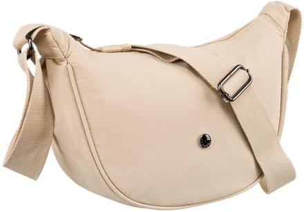 Peterson - Beige Dameshandtas - Verstelbare Schouderriem - Polyester - Elegante Details