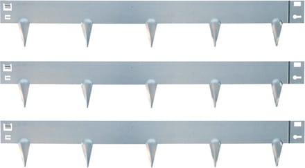 ZG-Edge Borderrand Zilver Verzinkt - 106x16 cm - 10 stuks - Kantopsluiting