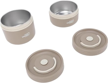 Draagbare Stapelbare Lunchbox Set met Thermische Isolerende Tas