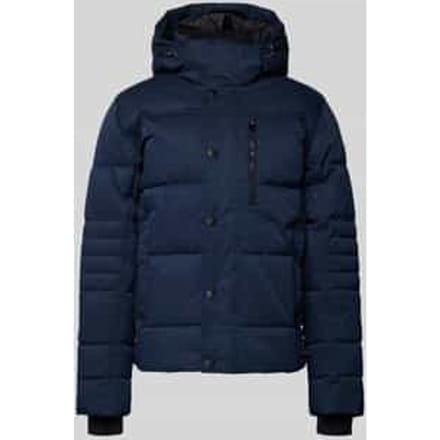 Regular fit gewatteerd jack met capuchon
