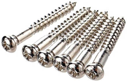 Solidchoice - RVS Tremolo Brug Schroeven voor Elektrische Gitaren (Set van 6)