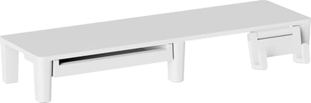 Worktrainer DeskBoard Plus – Monitor- en Laptopstandaard – Wit