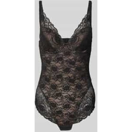 Body van kant met haakjessluiting, model 'Cyrile'