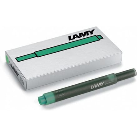 Lamy vulling voor de vulpen, t10, kleur groen à 5 stuks