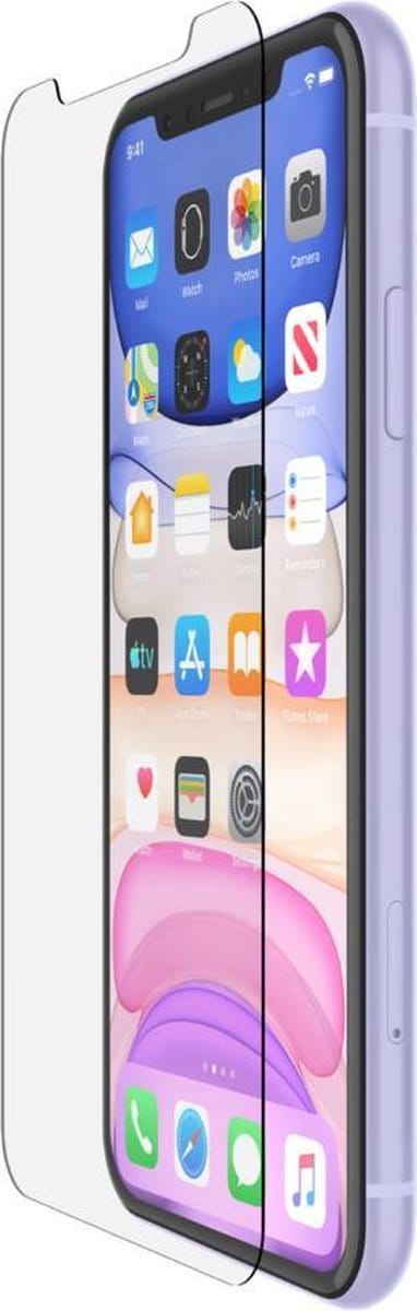 Belkin ScreenForce InvisiGlass - Antimicrobiële Ultra-screenprotector - Geschikt voor iPhone 11
