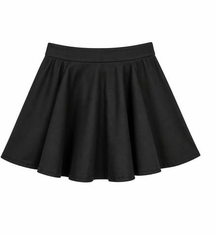 Succubus Clothing Gigi Bengaline 50's Korte Swing Rok Zwart