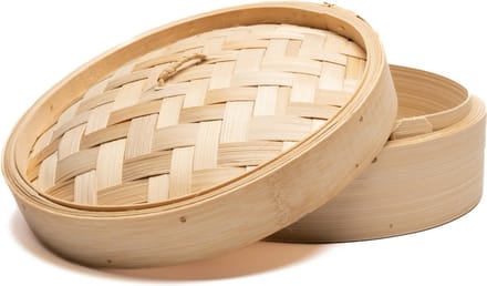 Stoommandje met deksel 25cm