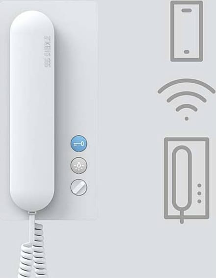 Siedle IQ HTS Binnenunit voor Deurintercom WiFi Tweegezinswoning